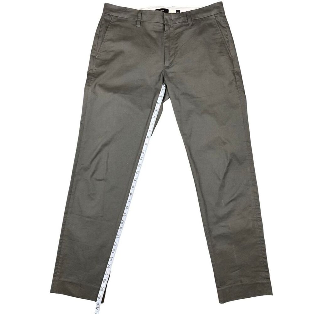 Vince Men's Griffith Slim Fit Pale Dark Green Trousers